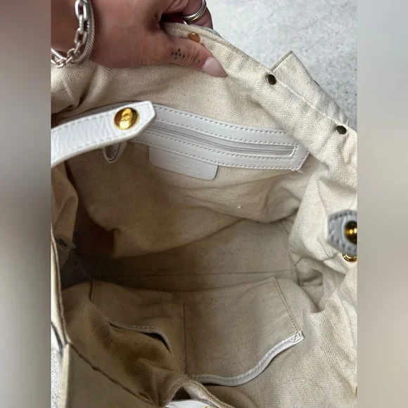 michael kors braided woven shoulder bag - Picture 3 of 5